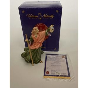 Enesco "The Vatican Treasury Nativity" 2000 Joseph‎ Millennium Figurine #738999M